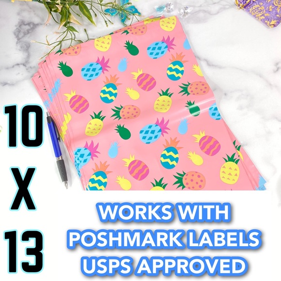 25 10X13 Crazy Pineapple Mailers Clearance - Picture 2 of 6